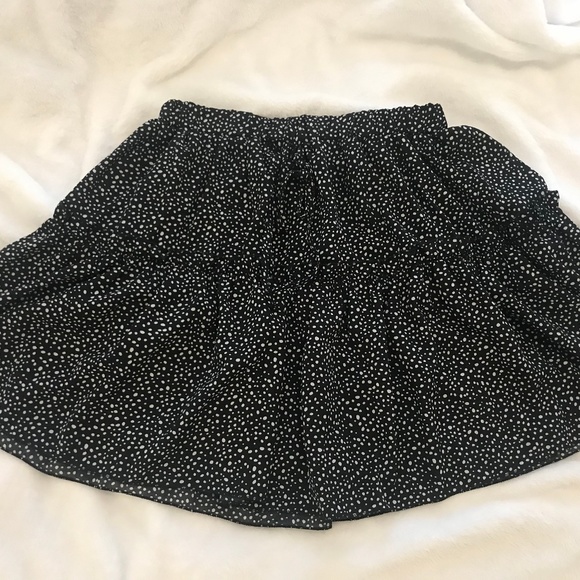 Black and white speck skirt - Picture 1 of 1